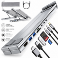 8-IN-1 LAPTOP STAND &amp; DOCKING STATION